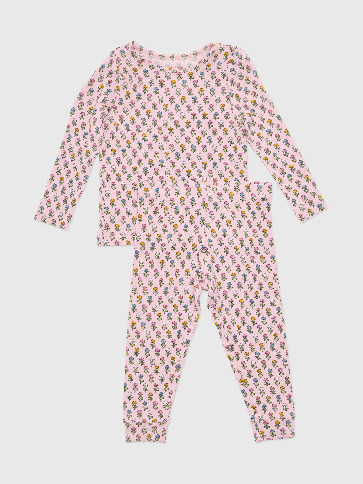 Pink Chicken Girls' Bamboo Pajama Set - Saint Bernard