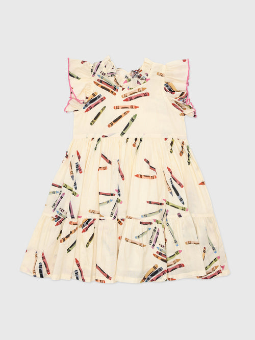 Pink Chicken Girls' Jennifer Dress - Saint Bernard