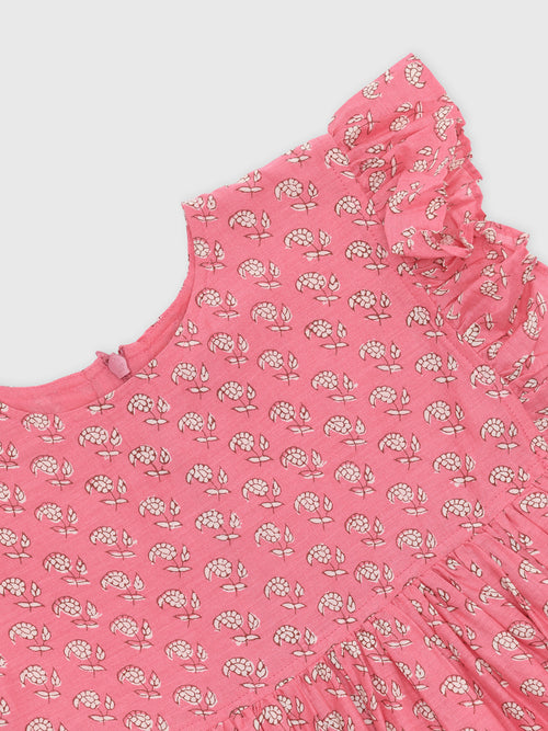Pink Chicken Girls' Kit Dress - Saint Bernard