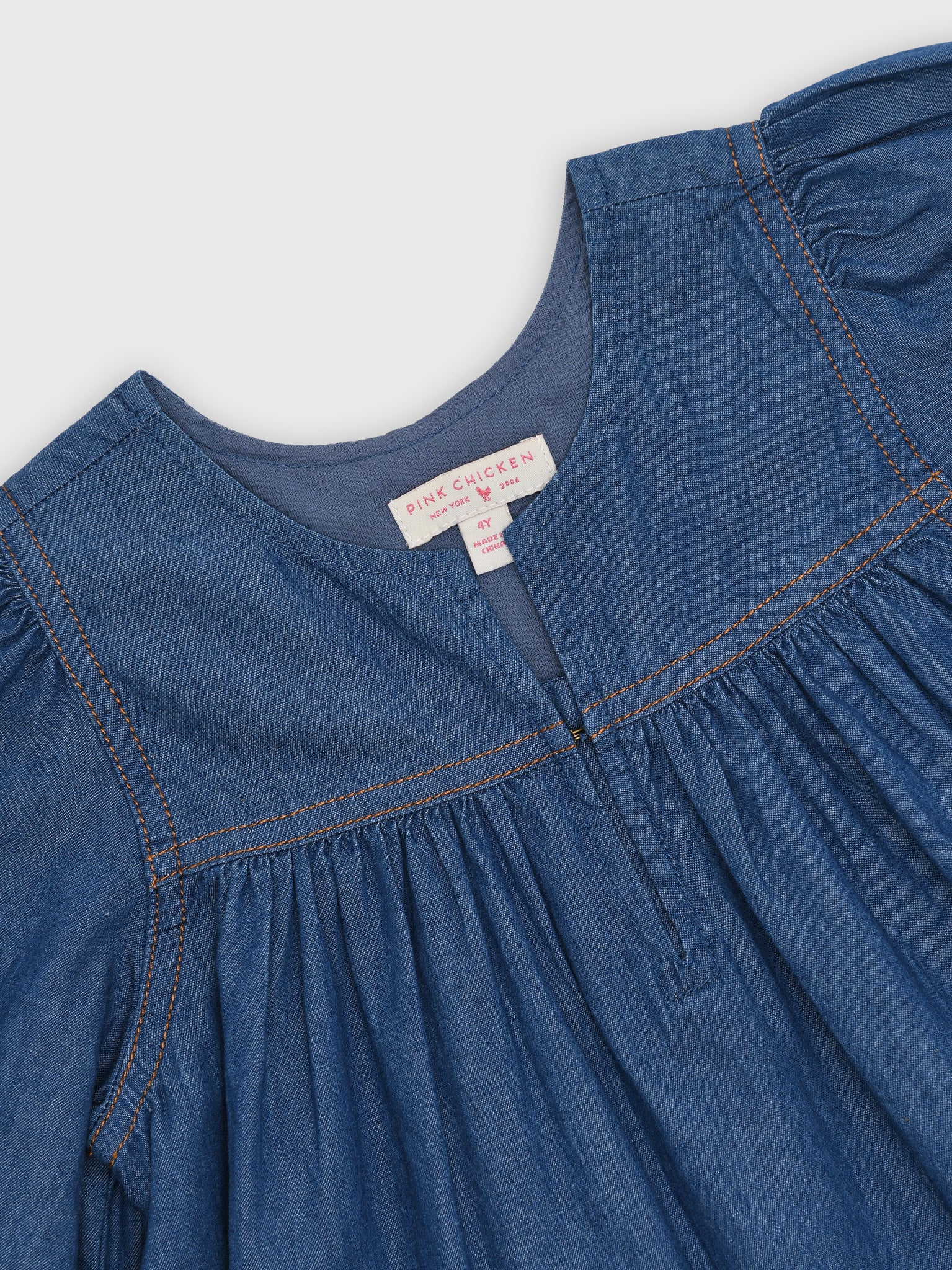 Pink Chicken Girls' Sawyer Dress - Saint Bernard