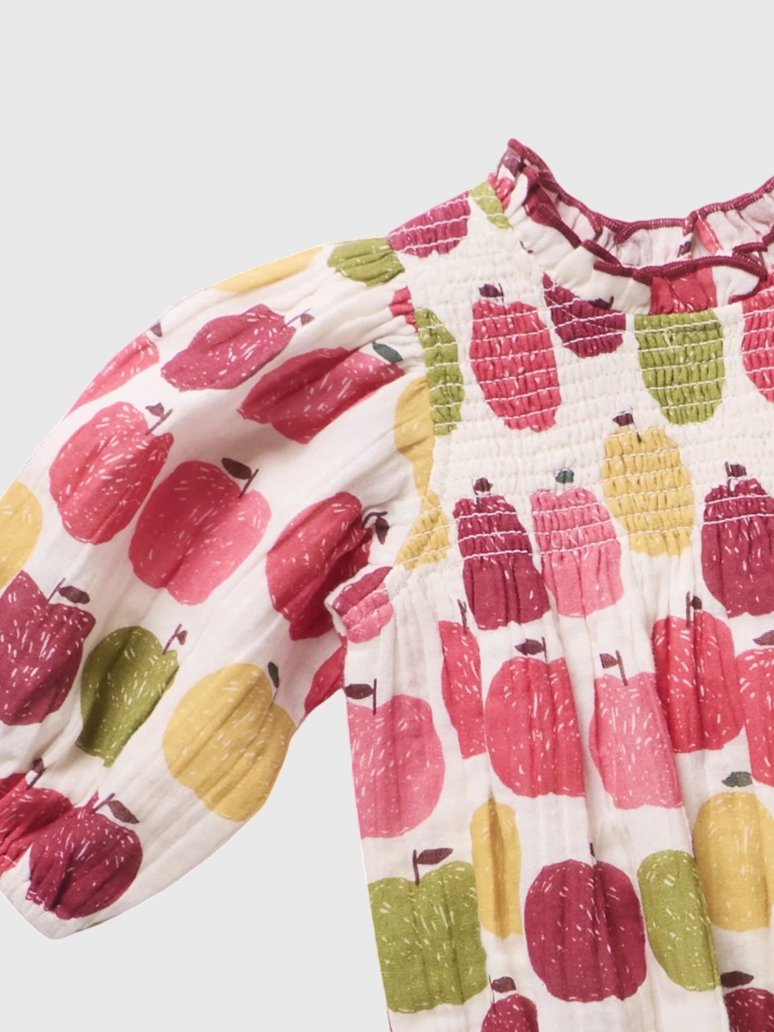 Pink Chicken Baby Girls' Stevie Puff Sleeve Bubble - Saint Bernard