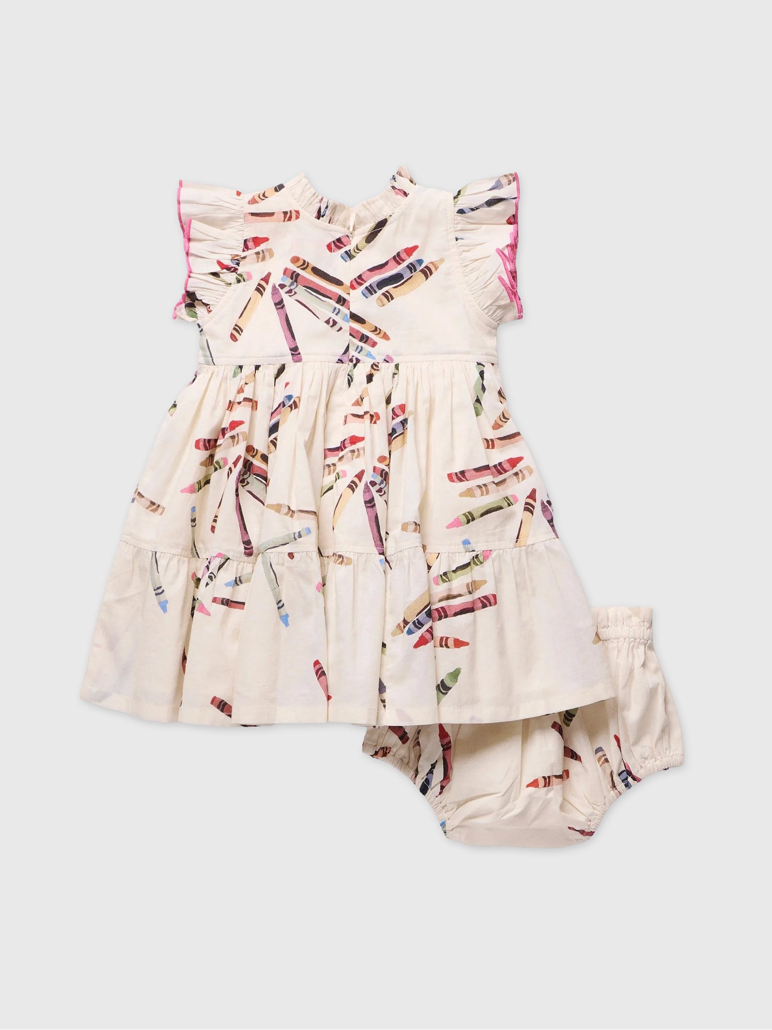 Pink Chicken Baby Girls' Jennifer Dress Set - Saint Bernard