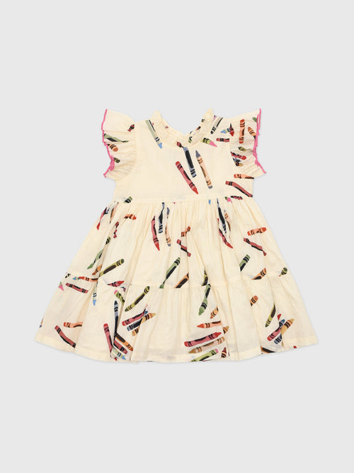 Pink Chicken Baby Girls' Jennifer Dress Set - Saint Bernard