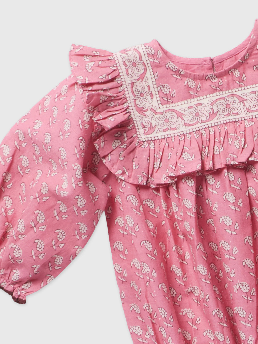 Pink Chicken Baby Girls' Quinn Bubble - Saint Bernard