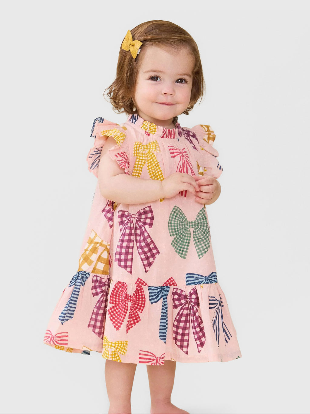 Pink Chicken Baby Girls' Harper Dress Set - Saint Bernard