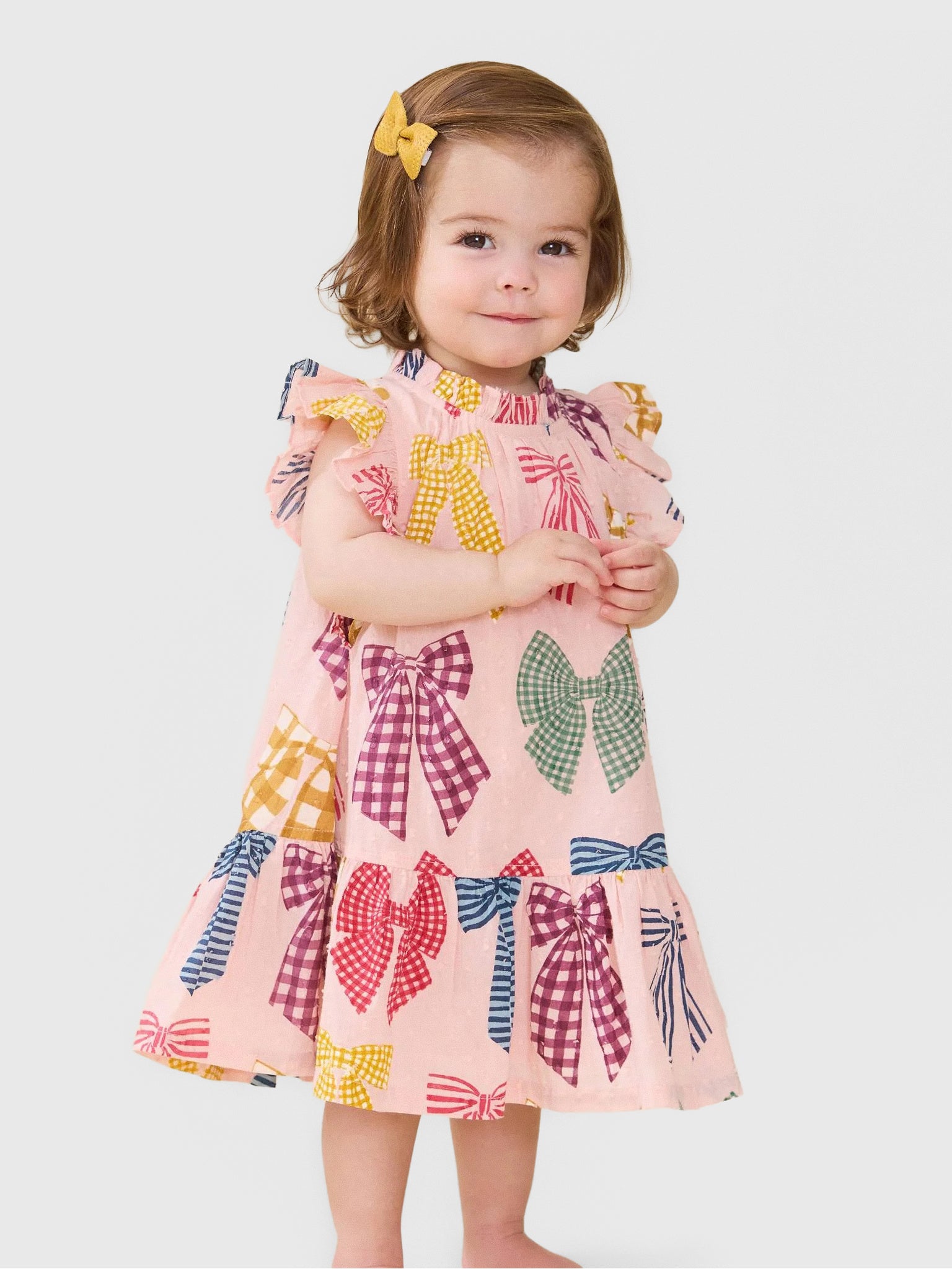 Pink Chicken Baby Girls' Harper Dress Set - Saint Bernard