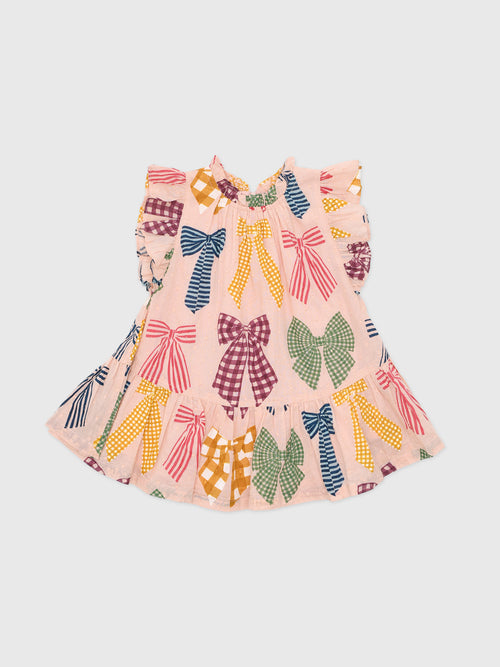 Pink Chicken Baby Girls' Harper Dress Set - Saint Bernard