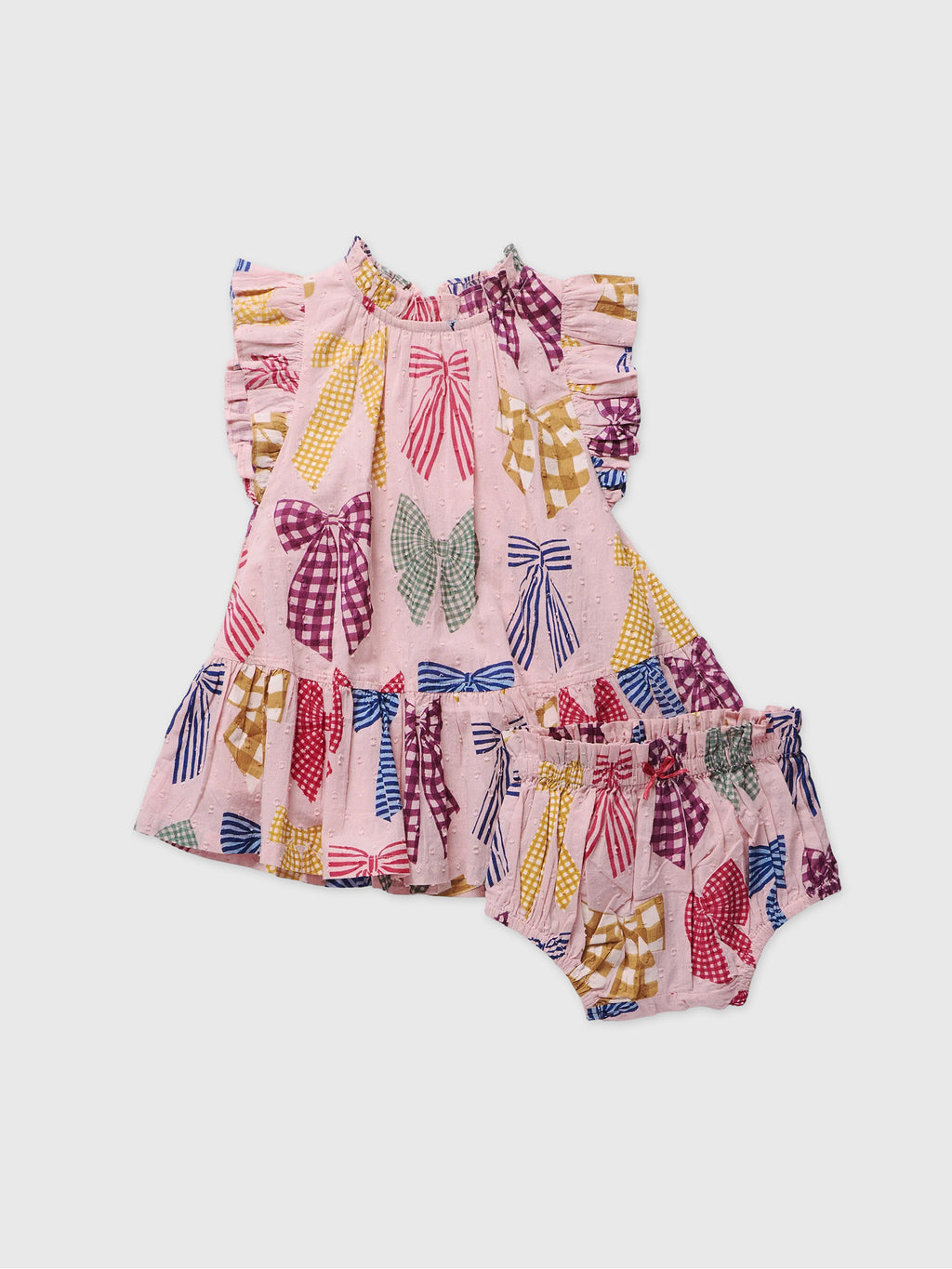 Pink Chicken Baby Girls' Harper Dress Set - Saint Bernard