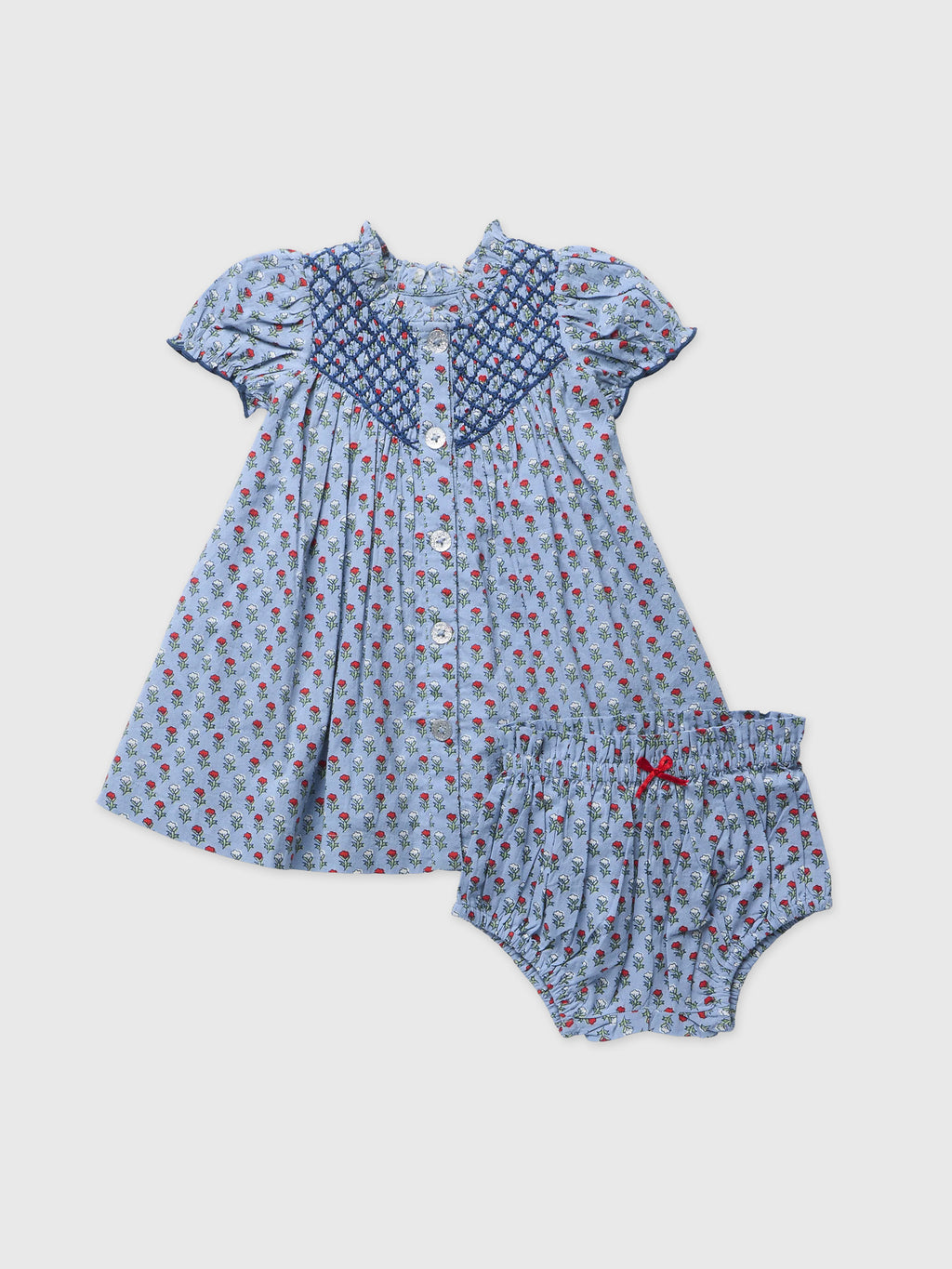 Pink Chicken Baby Girls' Lucia Dress Set - Saint Bernard