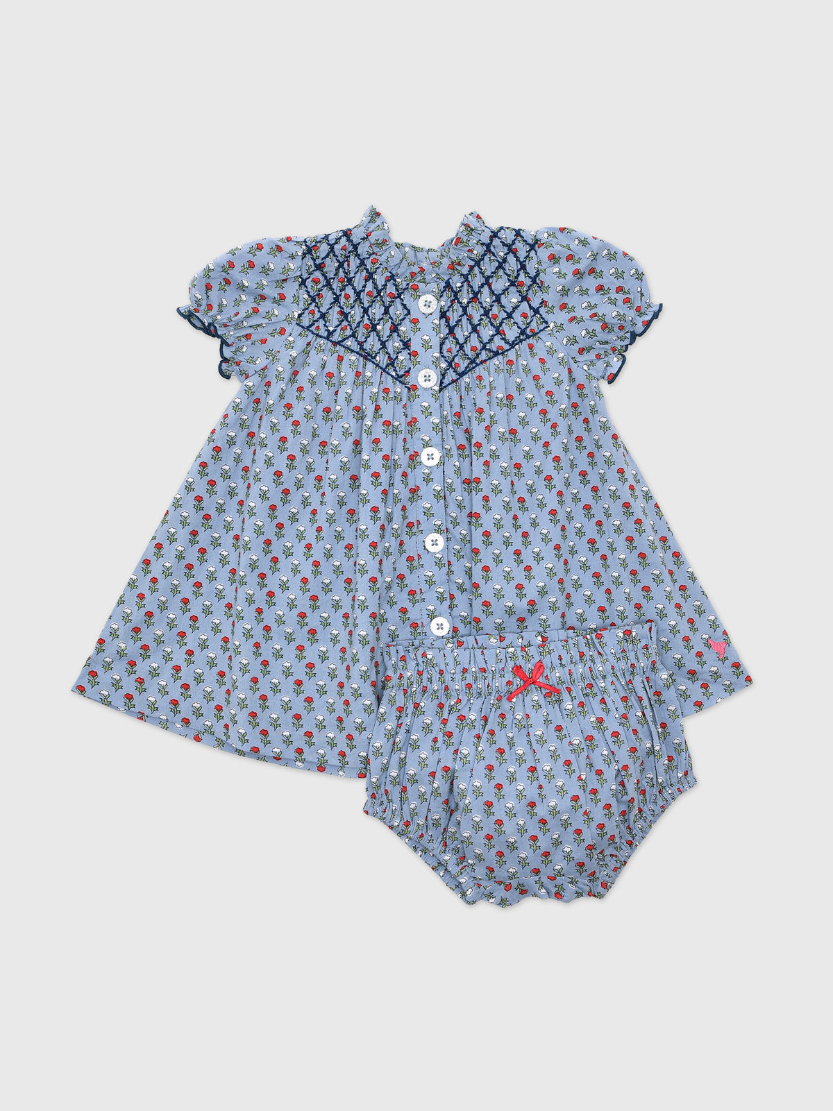 Pink Chicken Baby Girls' Lucia Dress Set - Saint Bernard