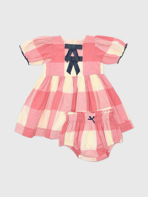 Pink Chicken Baby Girls' Hermione Dress Set - Saint Bernard