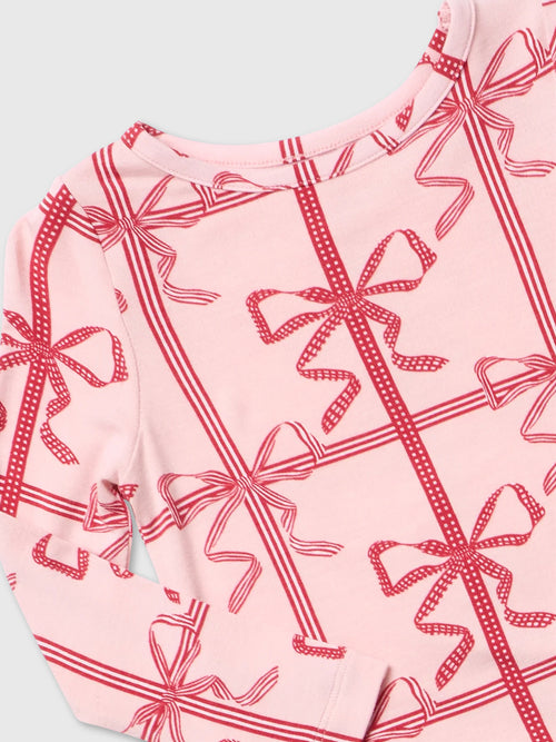 Pink Chicken Girls' Bamboo Pajama Set - Saint Bernard