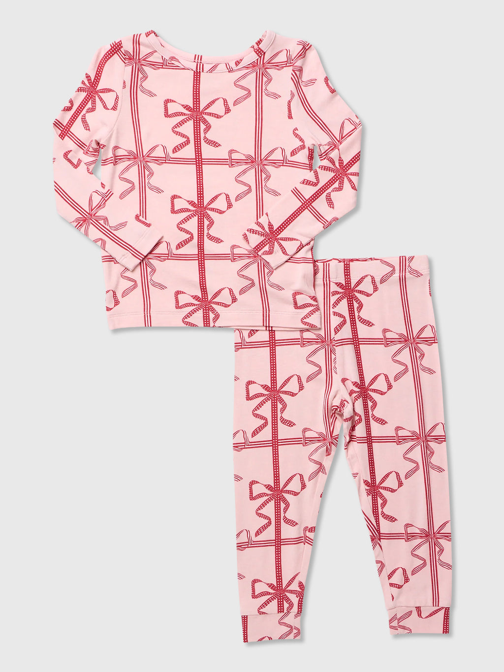 Pink Chicken Girls' Bamboo Pajama Set - Saint Bernard