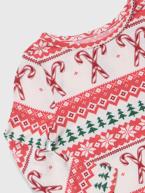 Pink Chicken Kids' Bamboo Pajama Set - Saint Bernard