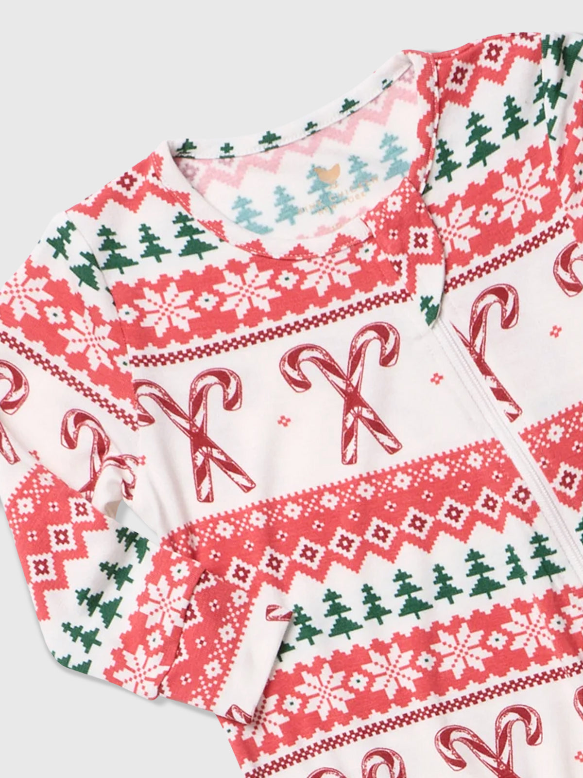 Pink Chicken Baby Bamboo Romper - Saint Bernard