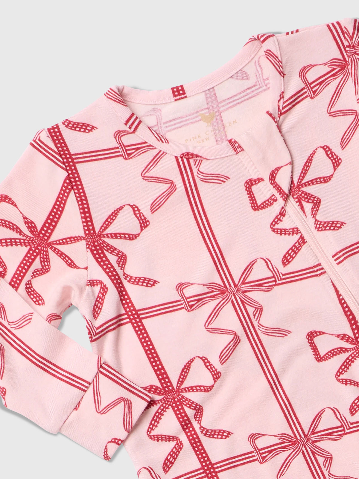 Pink Chicken Baby Girls' Bamboo Romper - Saint Bernard