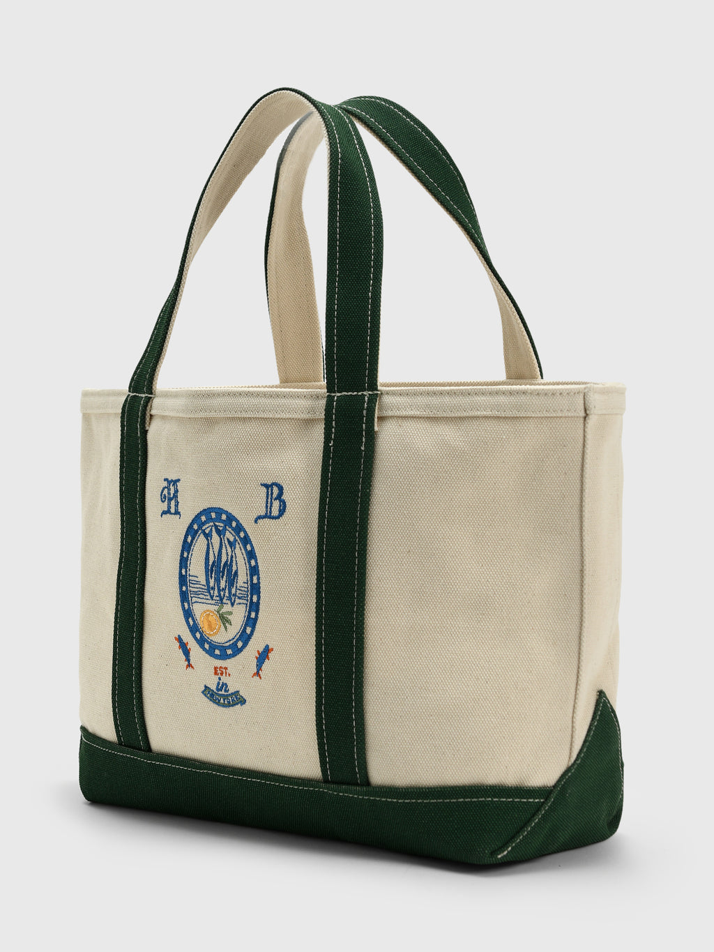 Hunter Bell Medium Canvas Tote - Saint Bernard