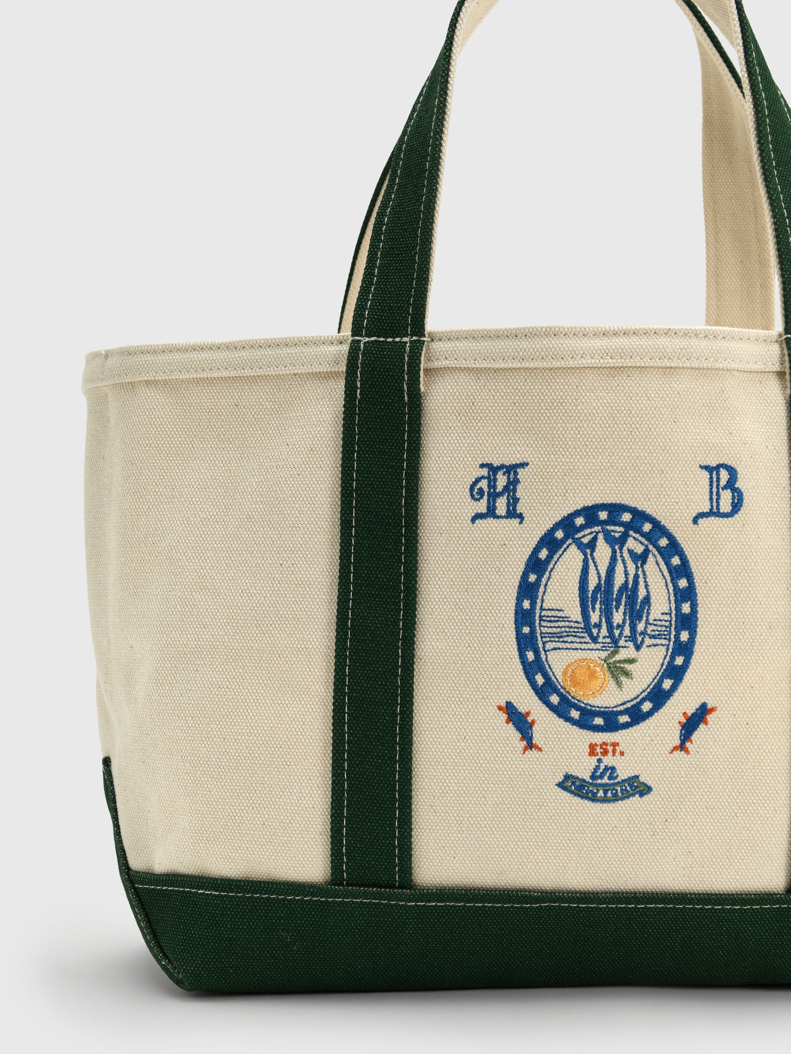 Hunter Bell Medium Canvas Tote - Saint Bernard
