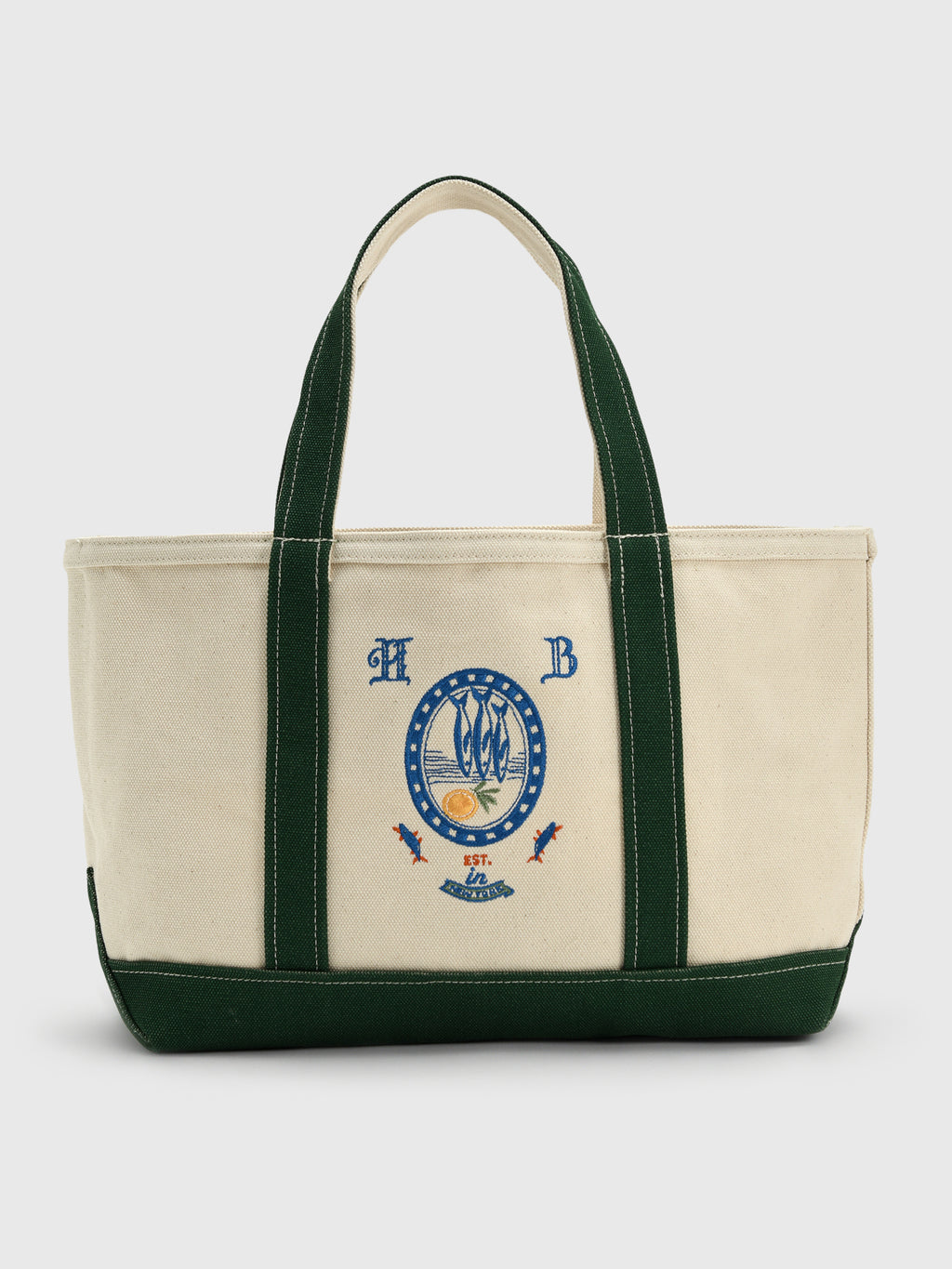Hunter Bell Medium Canvas Tote - Saint Bernard