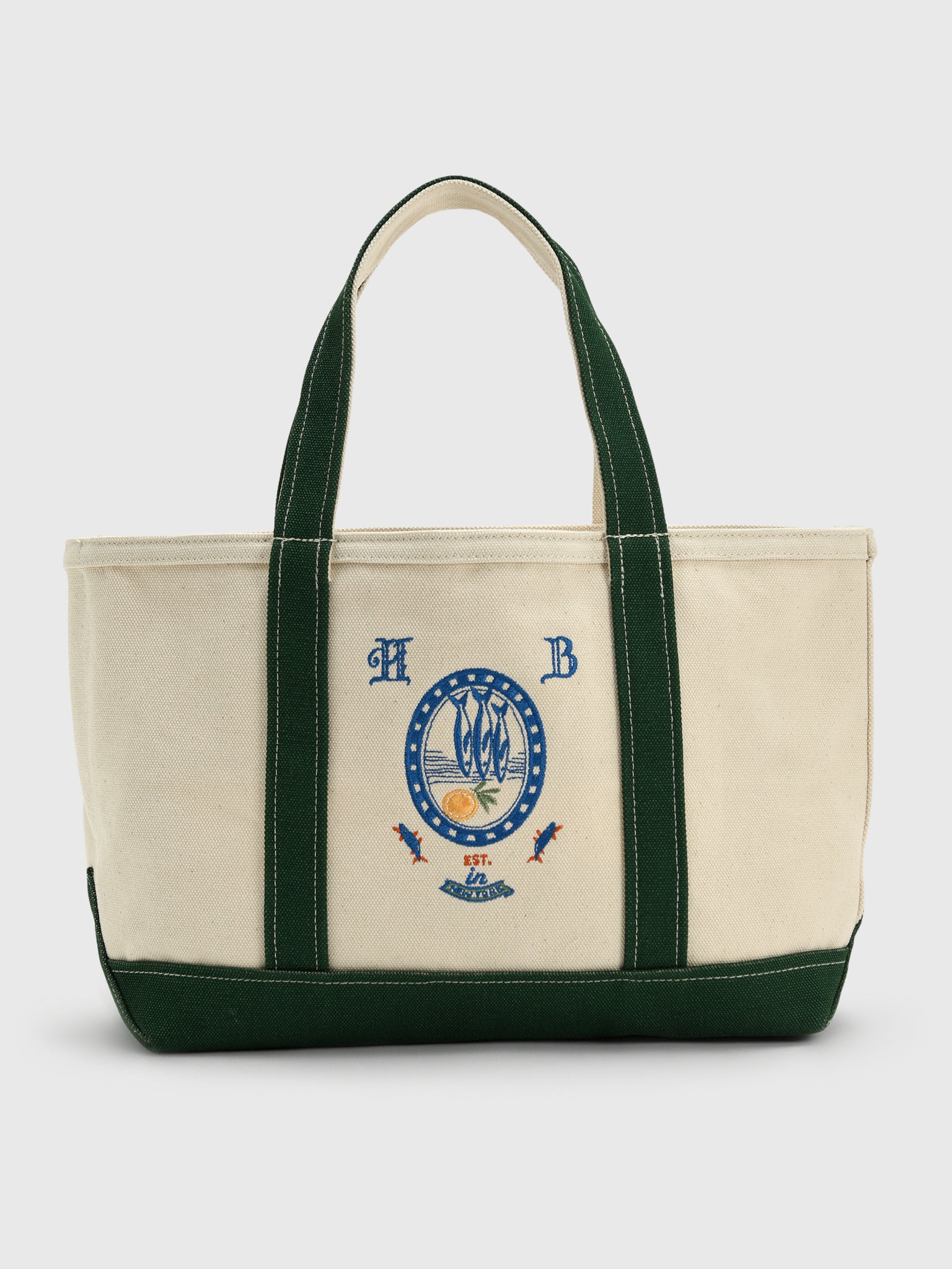 Hunter Bell Medium Canvas Tote - Saint Bernard
