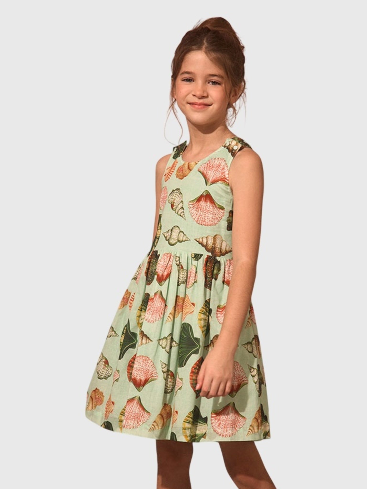Hunter Bell Girls' June Dress - Saint Bernard