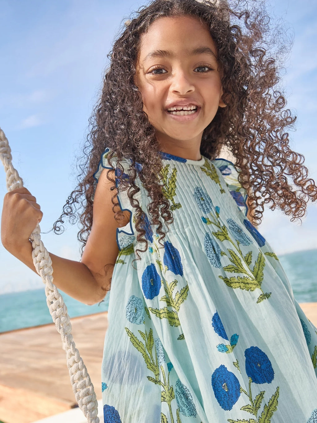 Pink Chicken Girls' Jaipur Dress - Saint Bernard