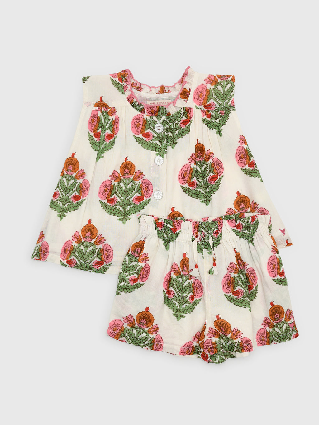 Pink Chicken Girls' Misha Set - Saint Bernard