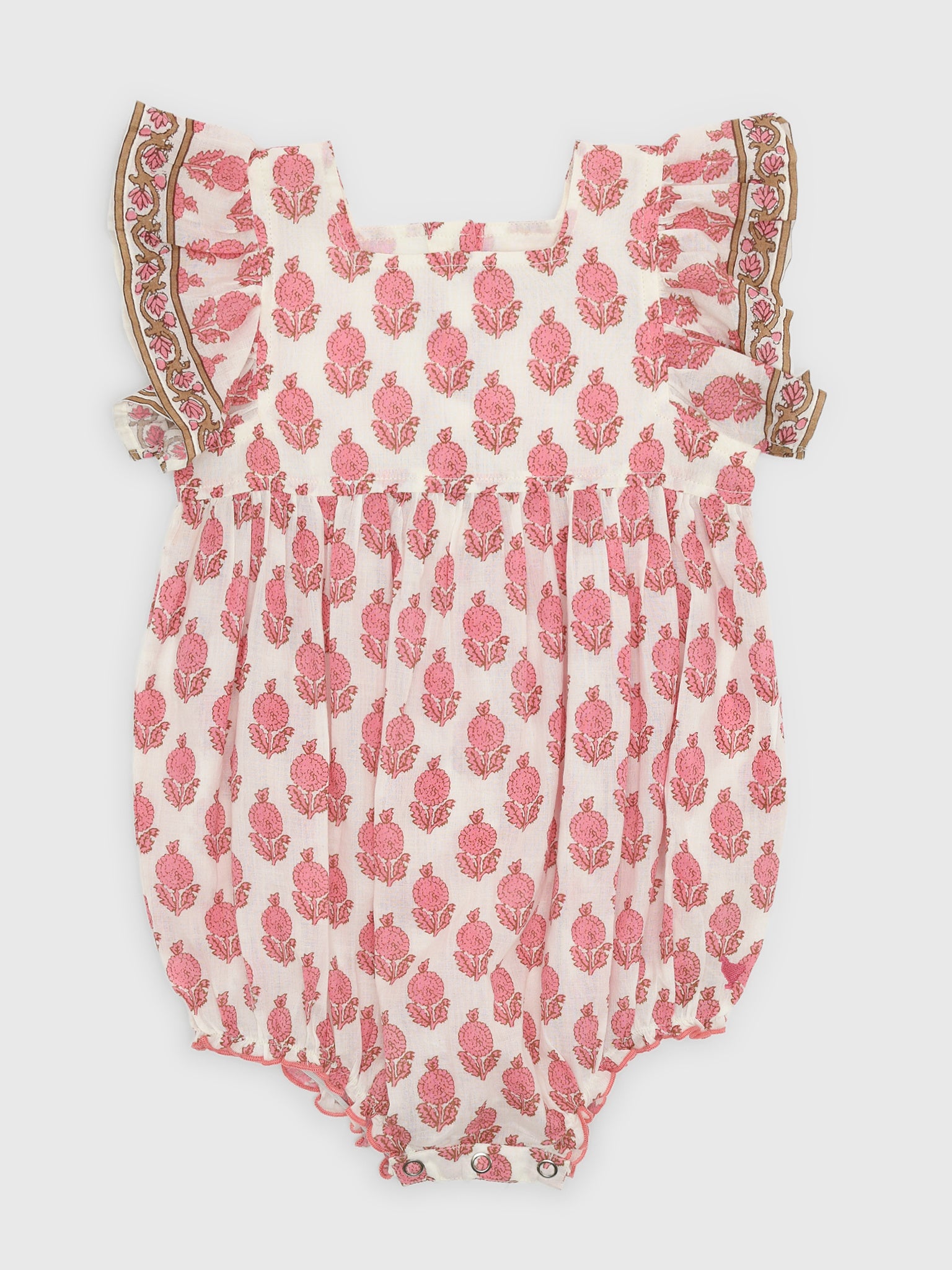Pink Chicken Baby Girls' Elsie Bubble - Saint Bernard
