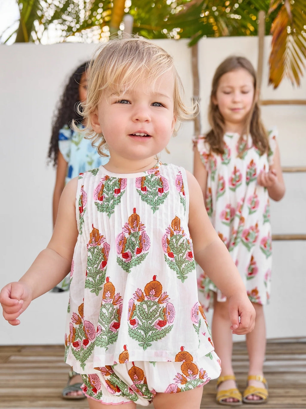 Pink Chicken Baby Girls' Jaipur Set - Saint Bernard