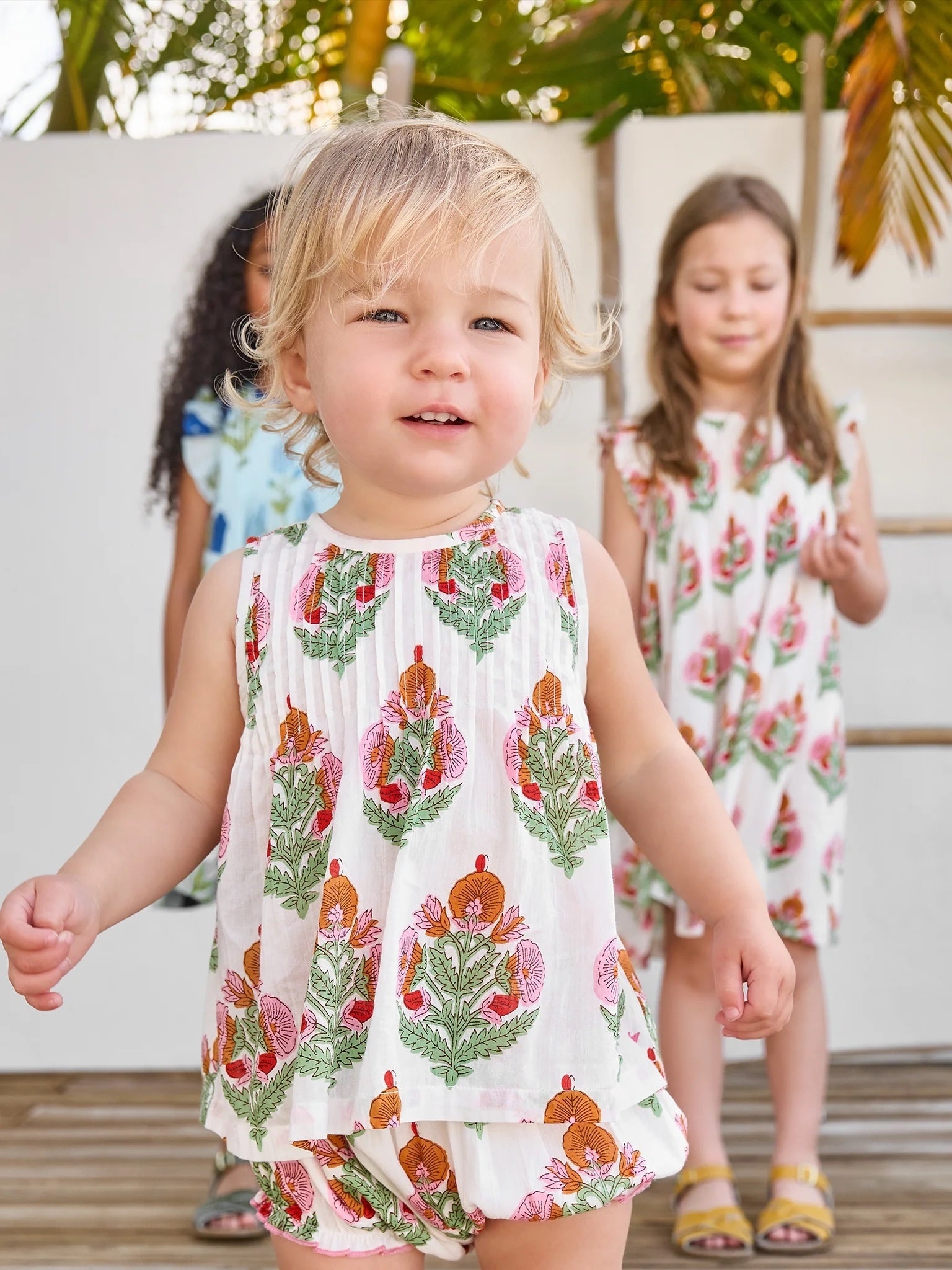 Pink Chicken Baby Girls' Jaipur Set - Saint Bernard