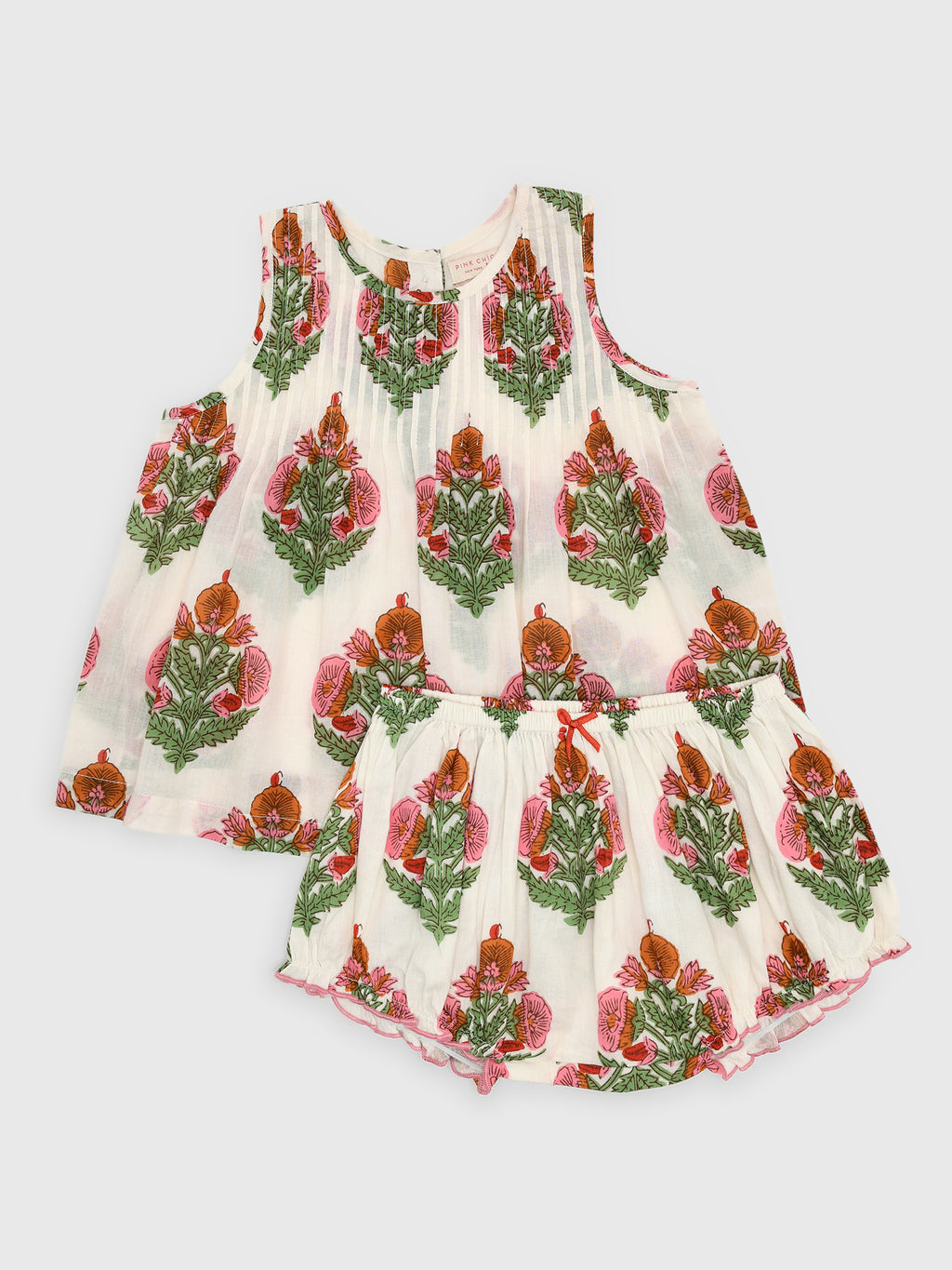 Pink Chicken Baby Girls' Jaipur Set - Saint Bernard