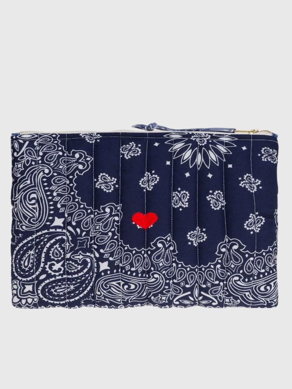 Call It By Your Name Quilted Zip Pouch - Saint Bernard