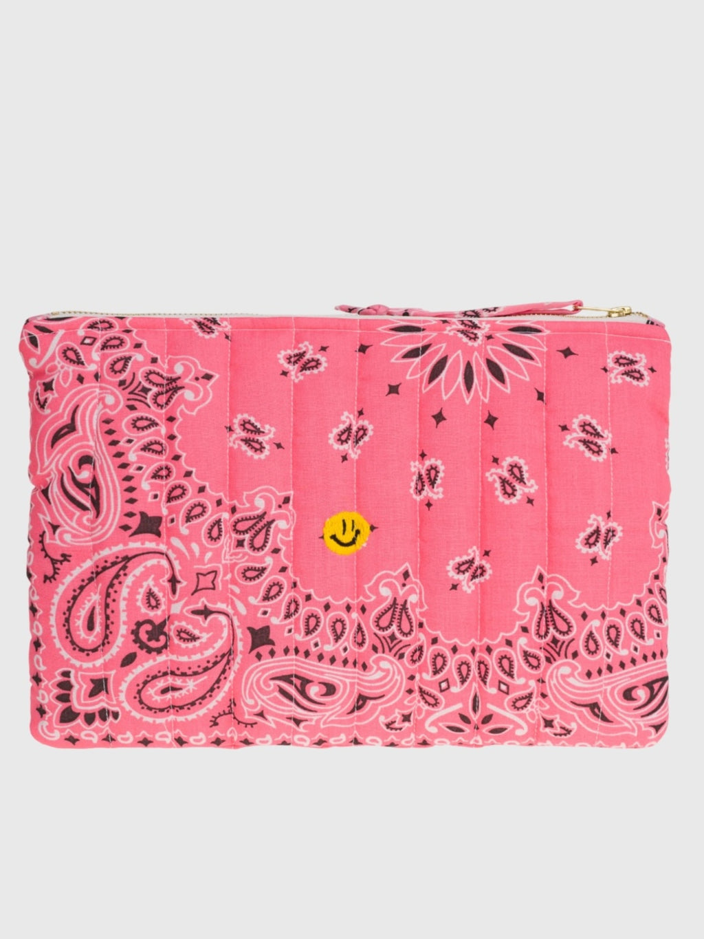 Call It By Your Name Quilted Zip Pouch - Saint Bernard