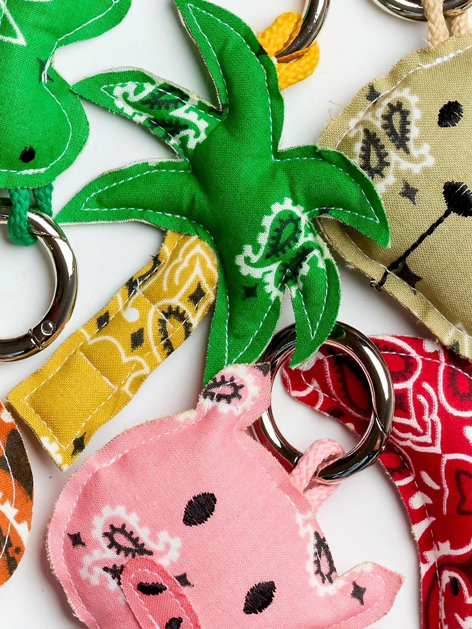 Call It By Your Name Palm Tree Keyring - Saint Bernard