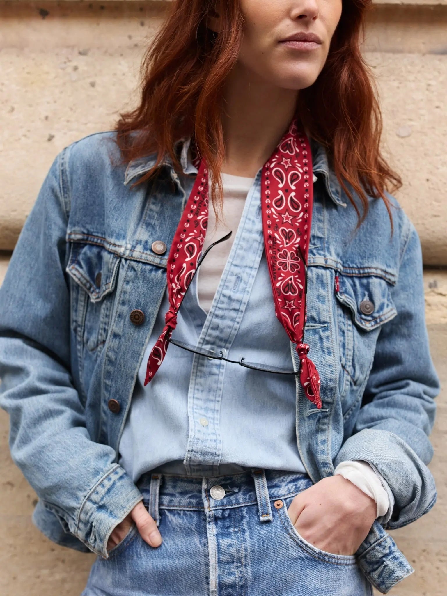 Call It By Your Name Mini Silk Scarf - Saint Bernard