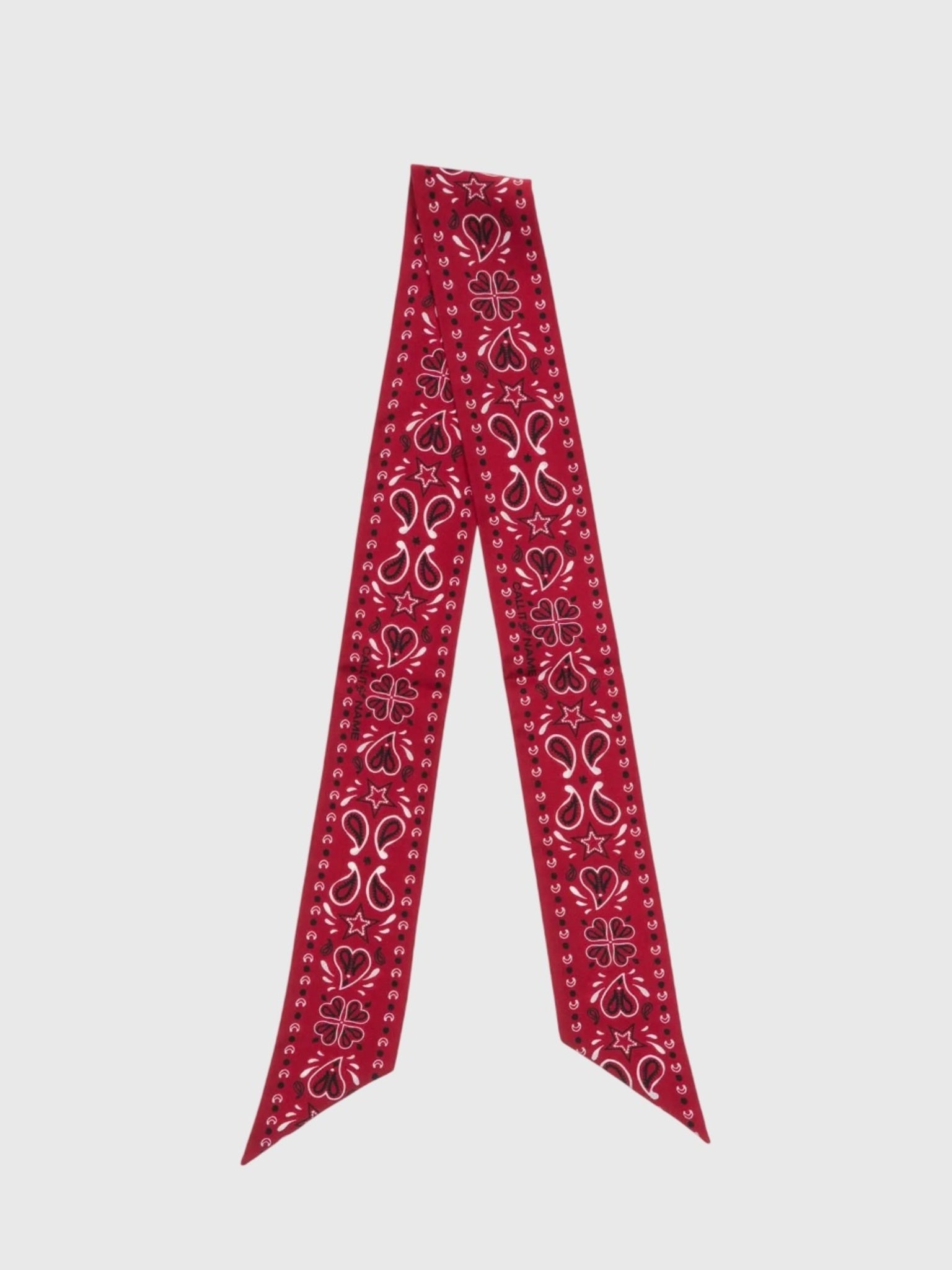 Call It By Your Name Mini Silk Scarf - Saint Bernard