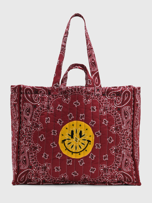 Call It By Your Name Maxi Quilted Cabas Tote Bag