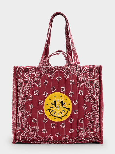 Call It By Your Name Maxi Quilted Cabas Tote Bag - Saint Bernard