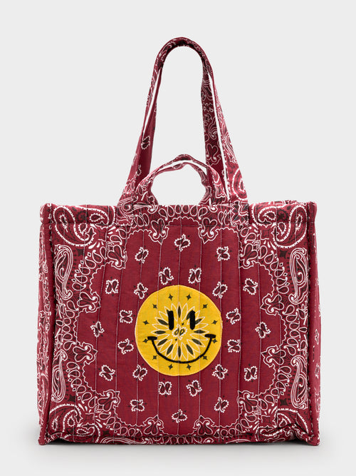 Call It By Your Name Maxi Quilted Cabas Tote Bag