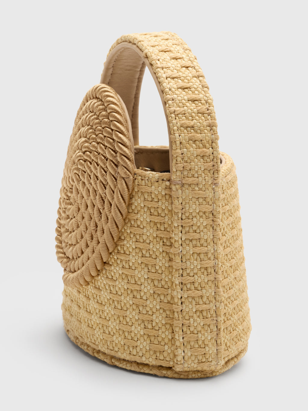 Destree Mini Gunther Straw Passementerie Bag - Saint Bernard