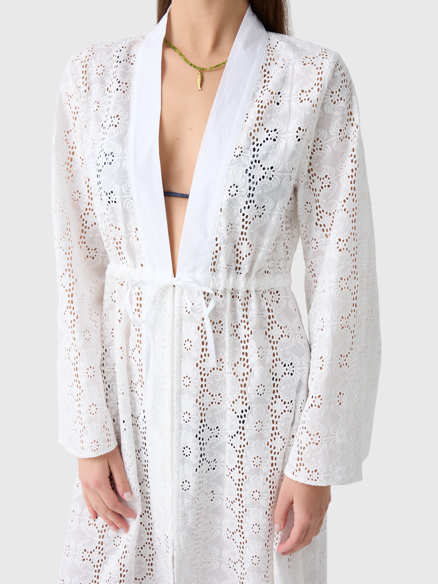 Destree Women's Otani Embroidery Dress - Saint Bernard