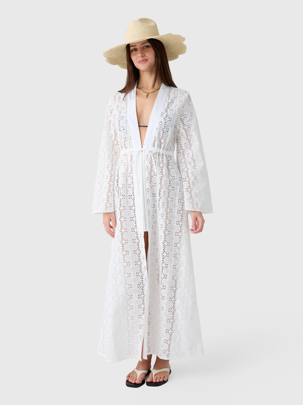 Destree Women's Otani Embroidery Dress - Saint Bernard