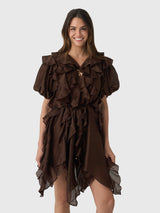 AJE Women's Voyager Mini Dress - Saint Bernard