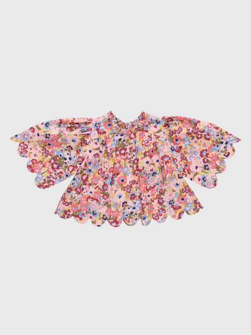 Pink Chicken Girls' Scallop Misha Top