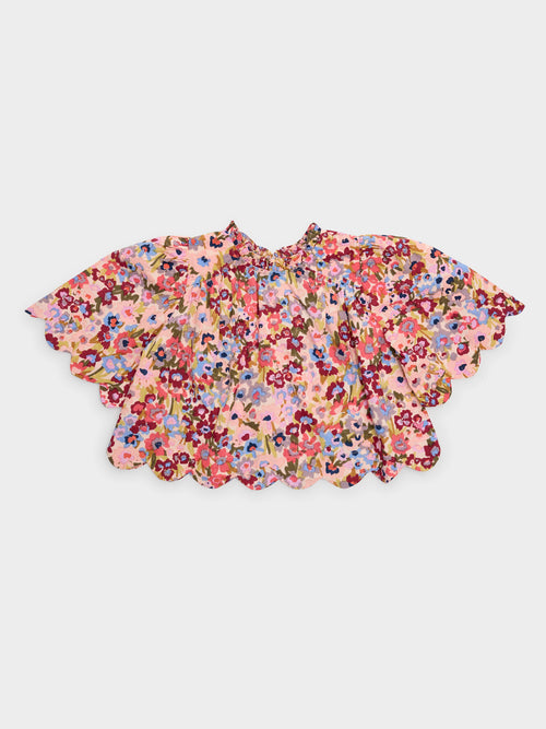 Pink Chicken Girls' Scallop Misha Top