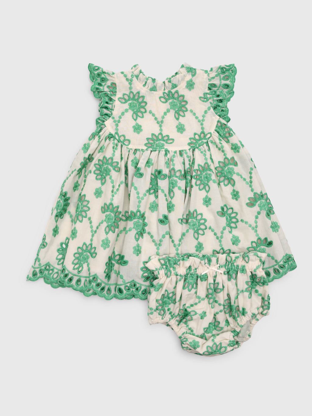 Pink Chicken Baby Girls' Cynthia Dress Set - Saint Bernard