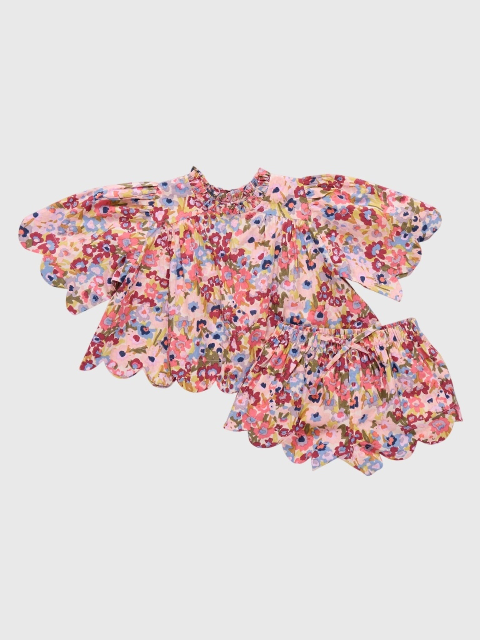 Pink Chicken Baby Girls' Scallop Misha Set - Saint Bernard