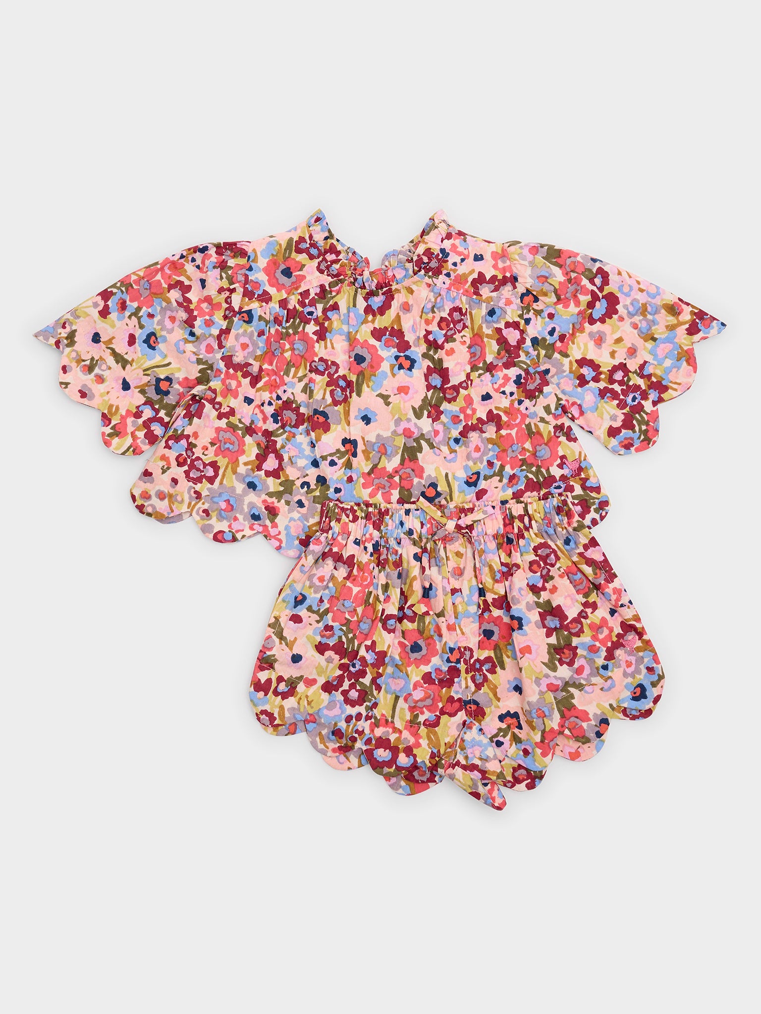 Pink Chicken Baby Girls' Scallop Misha Set - Saint Bernard