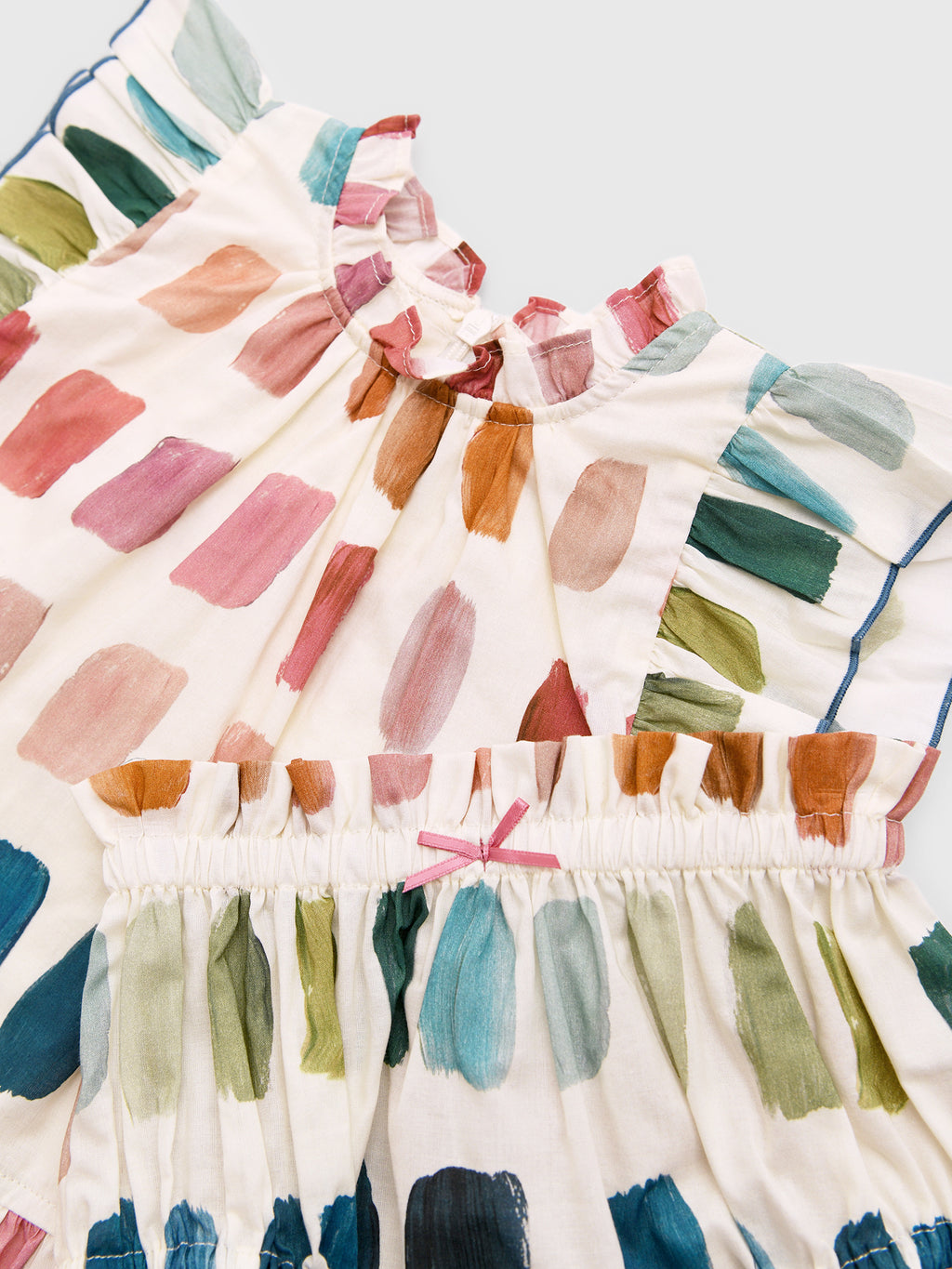 Pink Chicken Baby Girls' Harper Dress Set - Saint Bernard