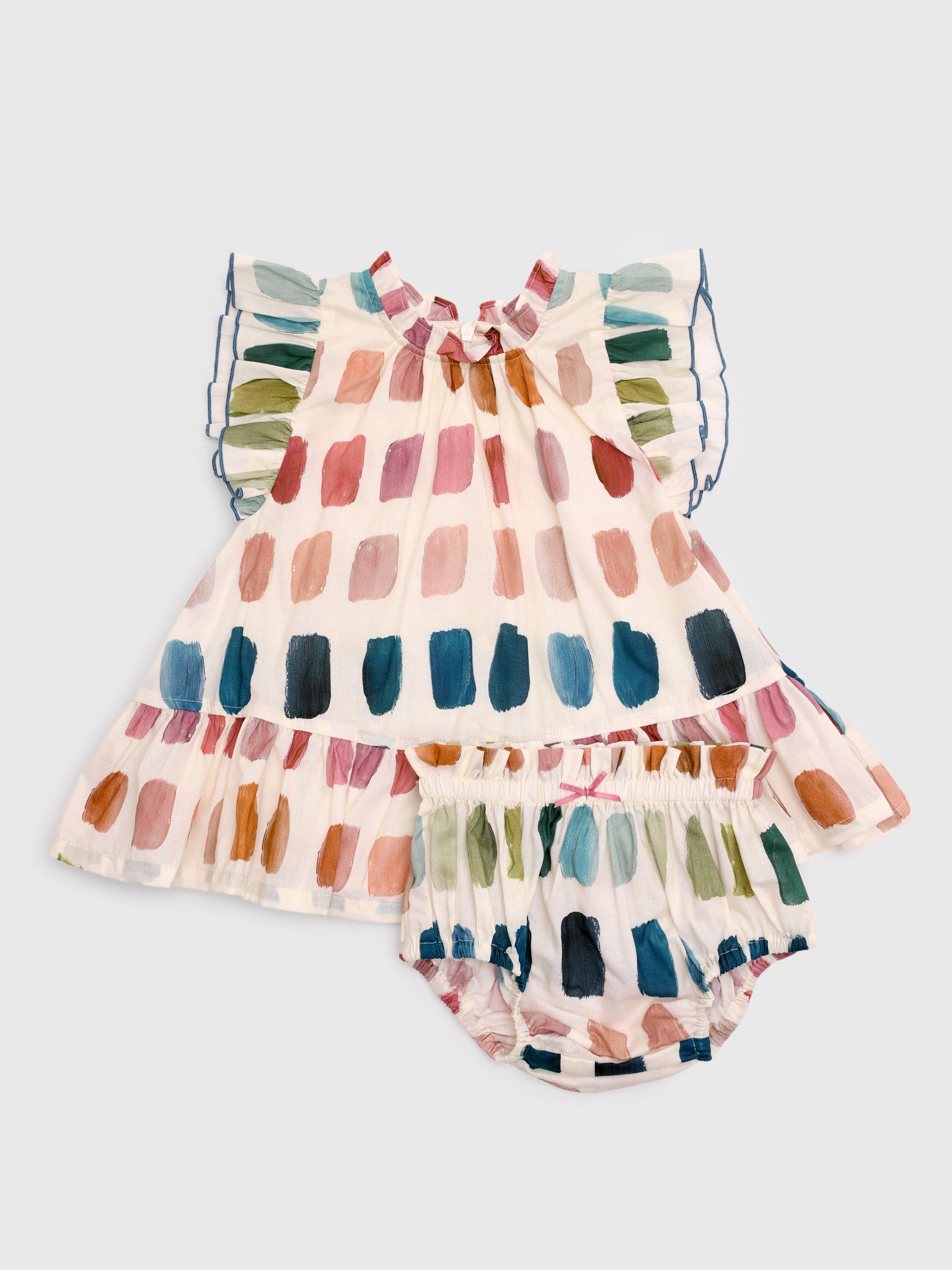 Pink Chicken Baby Girls' Harper Dress Set - Saint Bernard